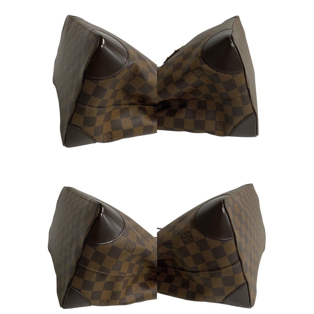 LOUIS VUITTON Brown Damier Leather Shoulder Bag - Picture 7 of 9